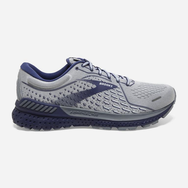 Brooks Adrenaline Gts 21 - Zapatillas Running Asfalto Hombre - Gris / Oscuro (IN6032587)